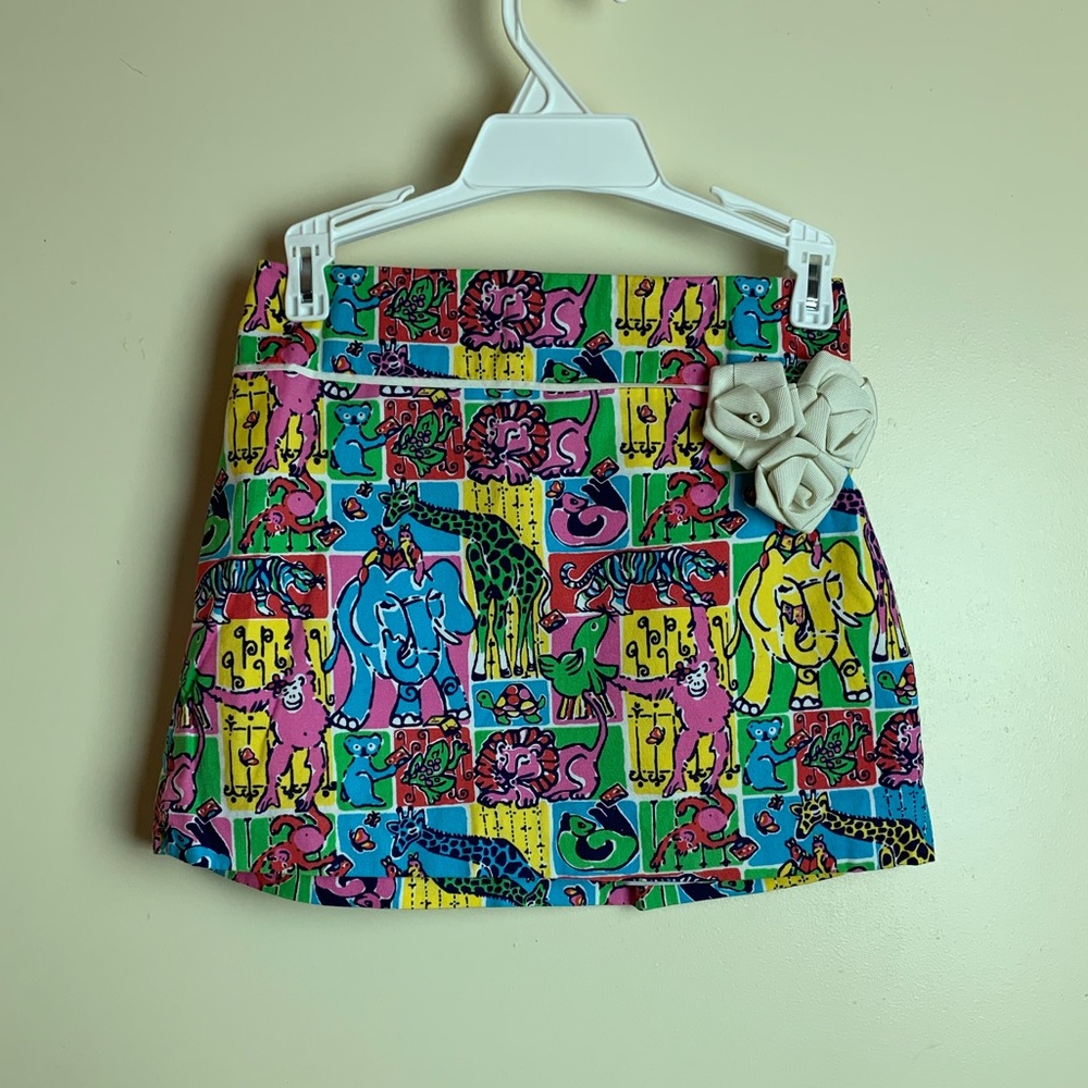 KID Lily Pulitzer Zoo Animal Skirt - multi-colored